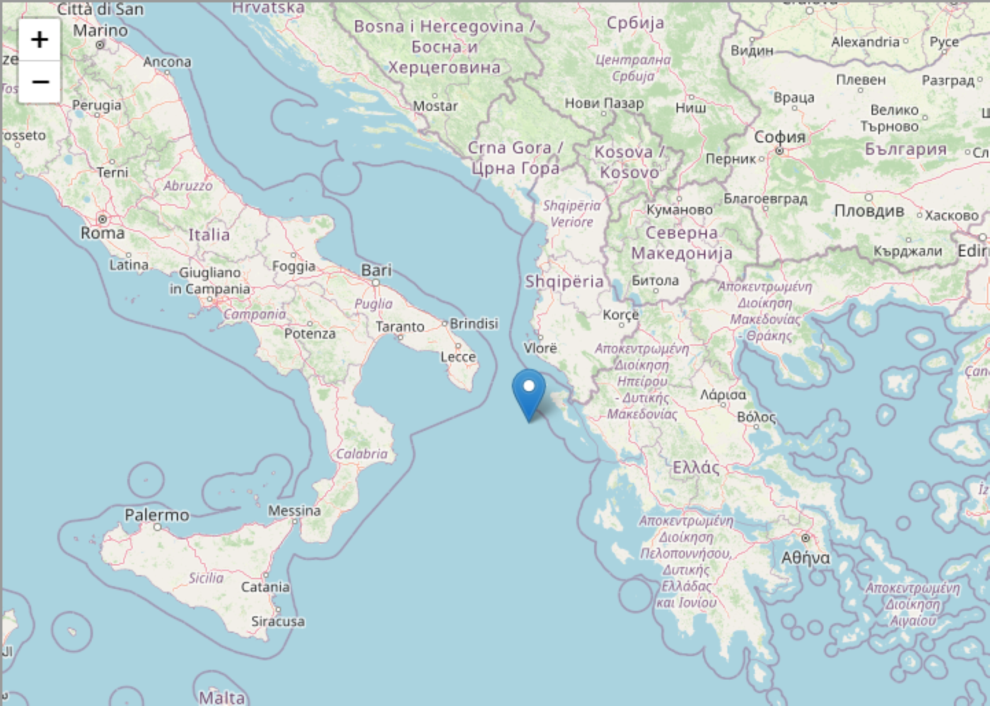 Scossa di terremoto in mare avvertita in tutta la Puglia
