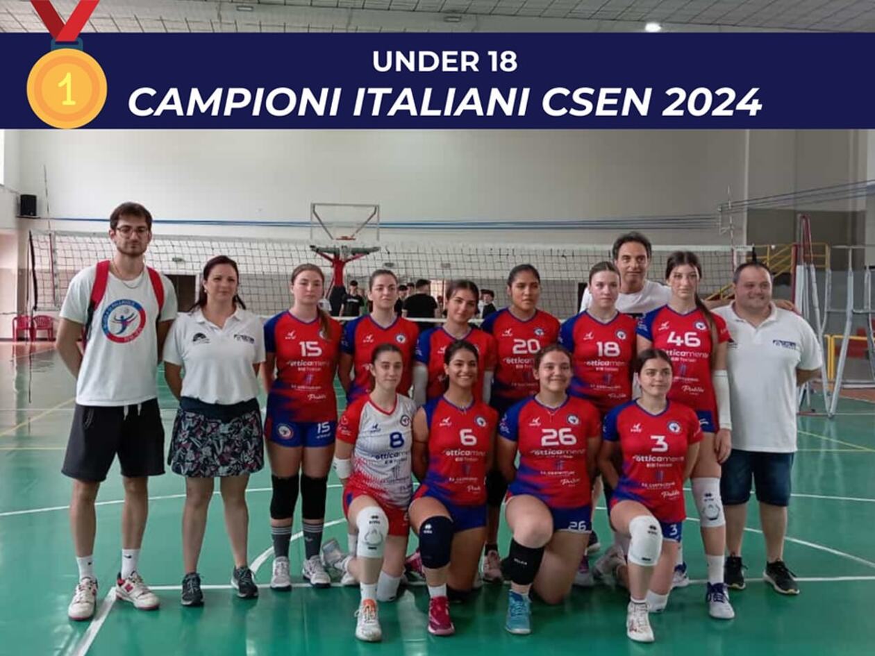 La Scuola di Pallavolo Terlizzi trionfa ai Campionati Nazionali Csen 2024