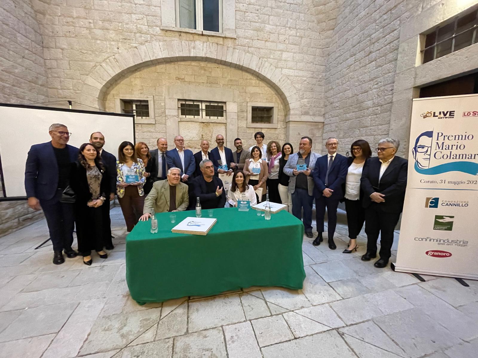 Premio “Mario Colamartino”, una serata di emozioni e di giornalismo di qualità