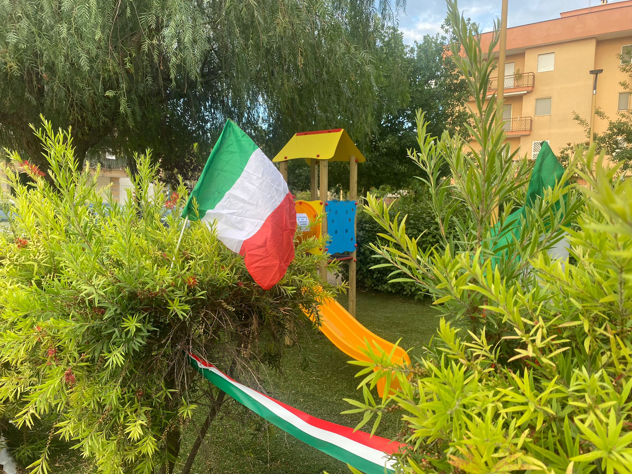 In Piazza Peppino Impastato una nuova area giochi dedicata ai bambini