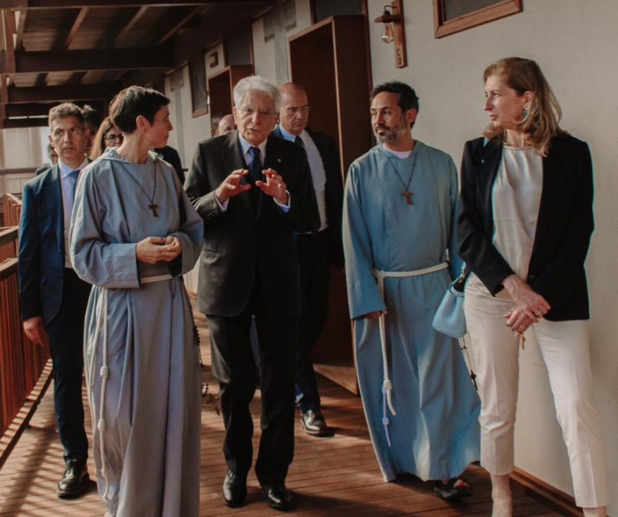 Il Presidente Sergio Mattarella in visita alla comunità di Betania in Brasile