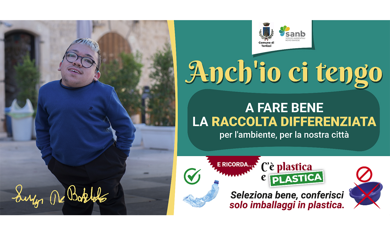 Volti terlizzesi a difesa dell’ambiente: ecco la campagna di sensibilizzazione per la raccolta differenziata