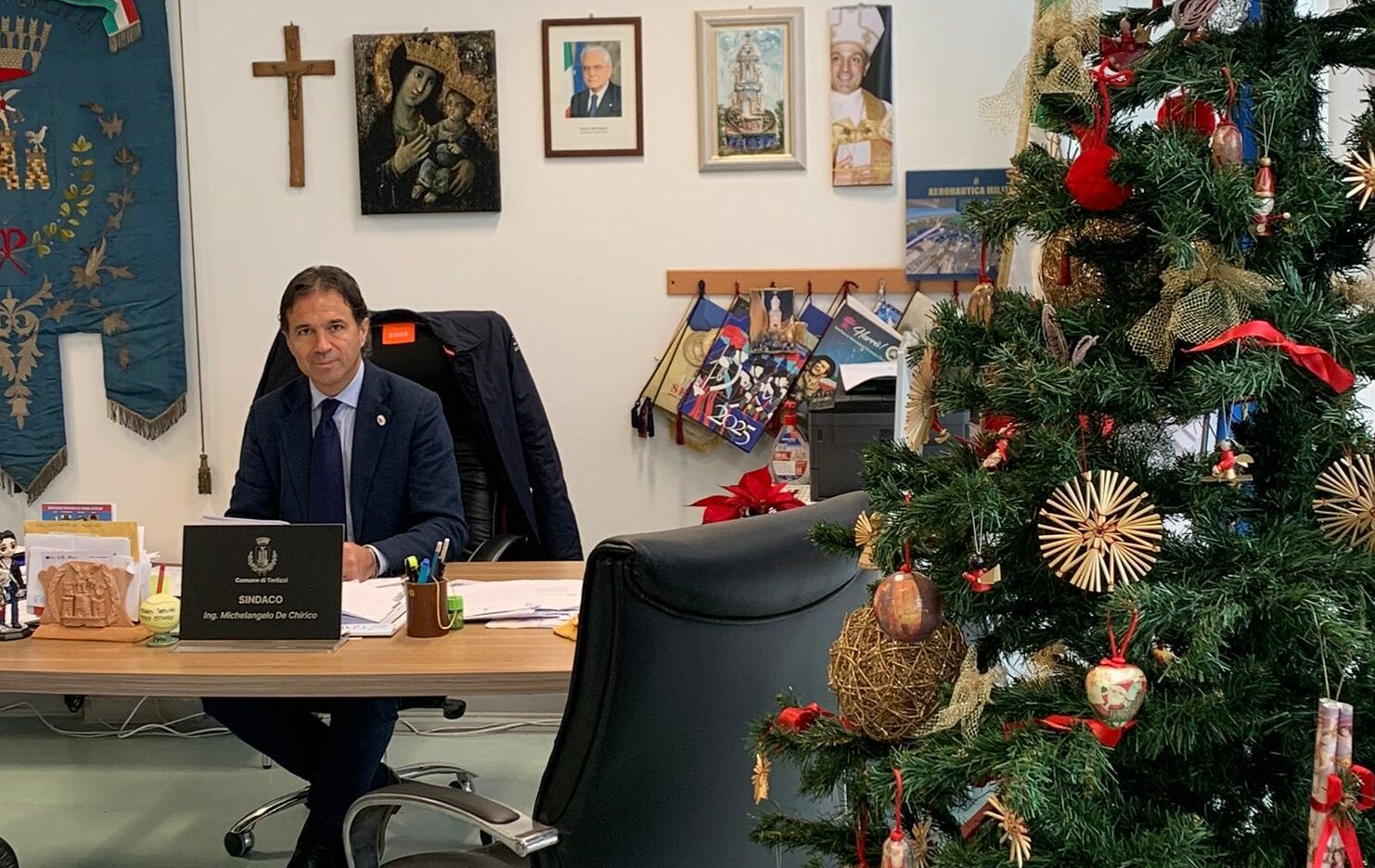 Gli auguri di De Chirico: «Affrontiamo insieme le sfide che ci attendono»