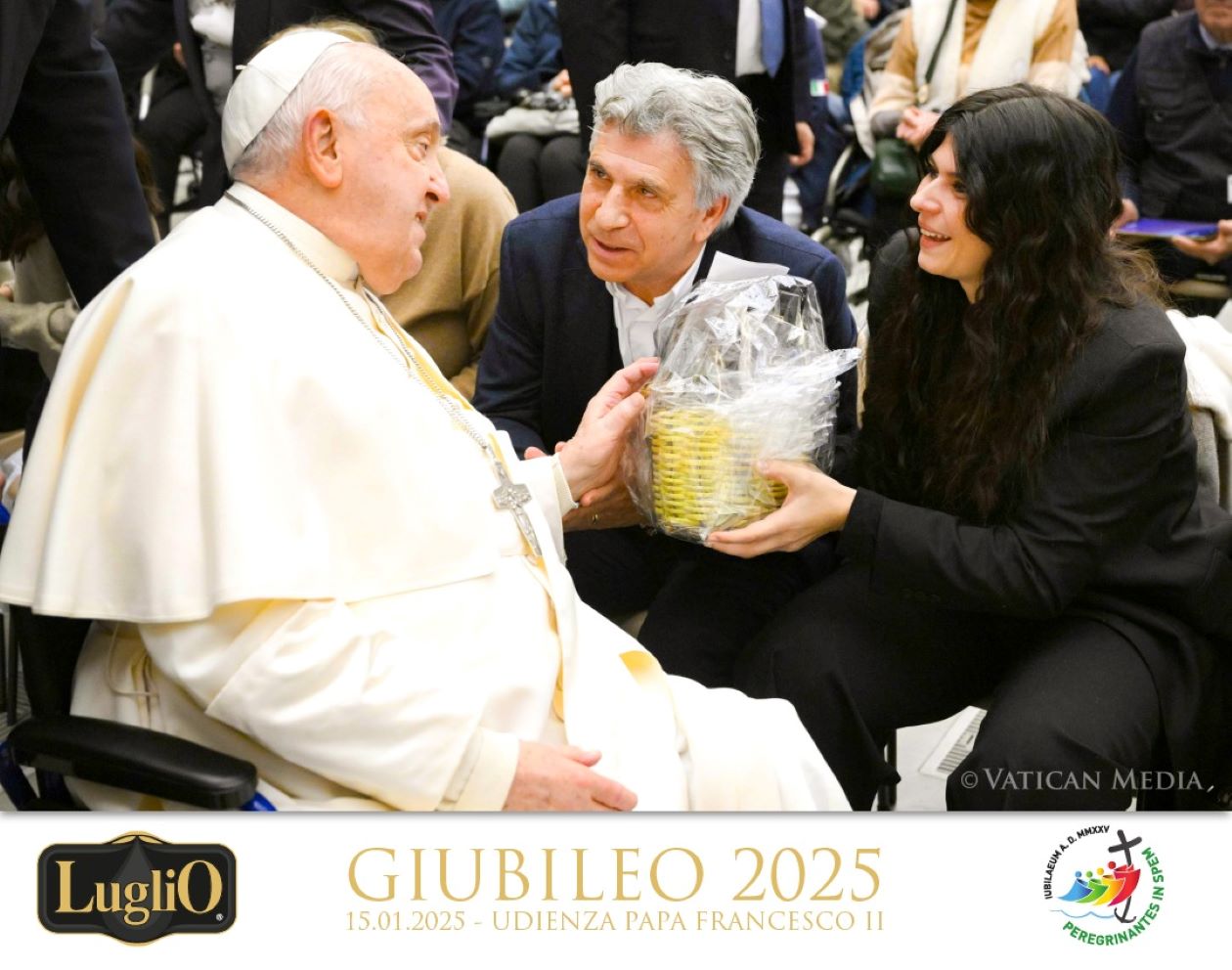 La famiglia Luglio incontra Papa Francesco in occasione del Giubileo 2025