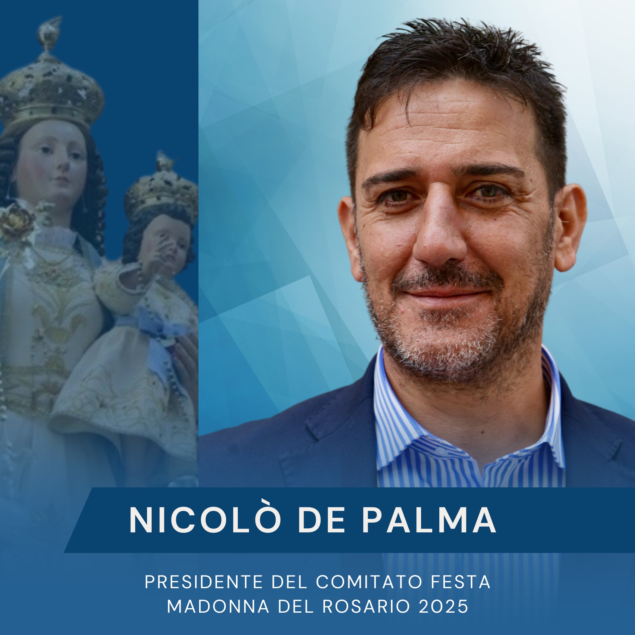 Nicolò De Palma è il nuovo presidente del comitato della Madonna del Rosario