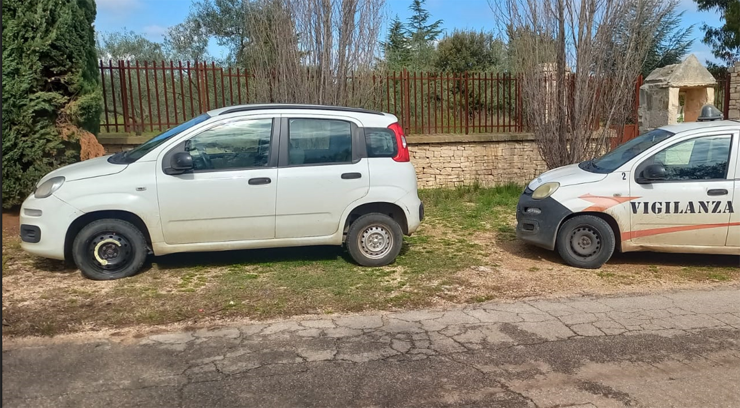 Via Portoni, altra auto rubata rinvenuta dai vigilantes