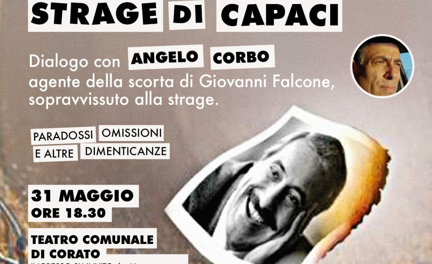 Strage di Capaci, Cataldo Strippoli: «A Corato porto l’intensa testimonianza di Angelo Corbo»