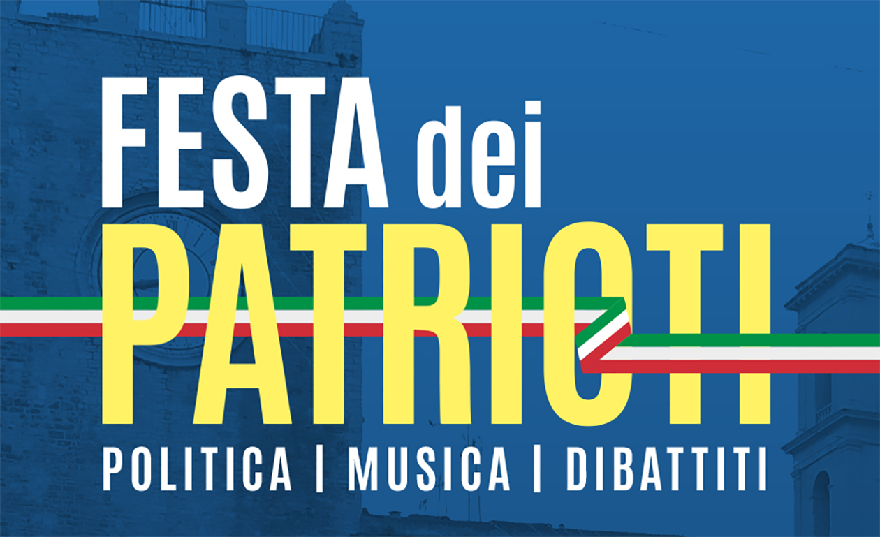 A Terlizzi torna la Festa dei Patrioti, due giorni di confronto politico in piazza