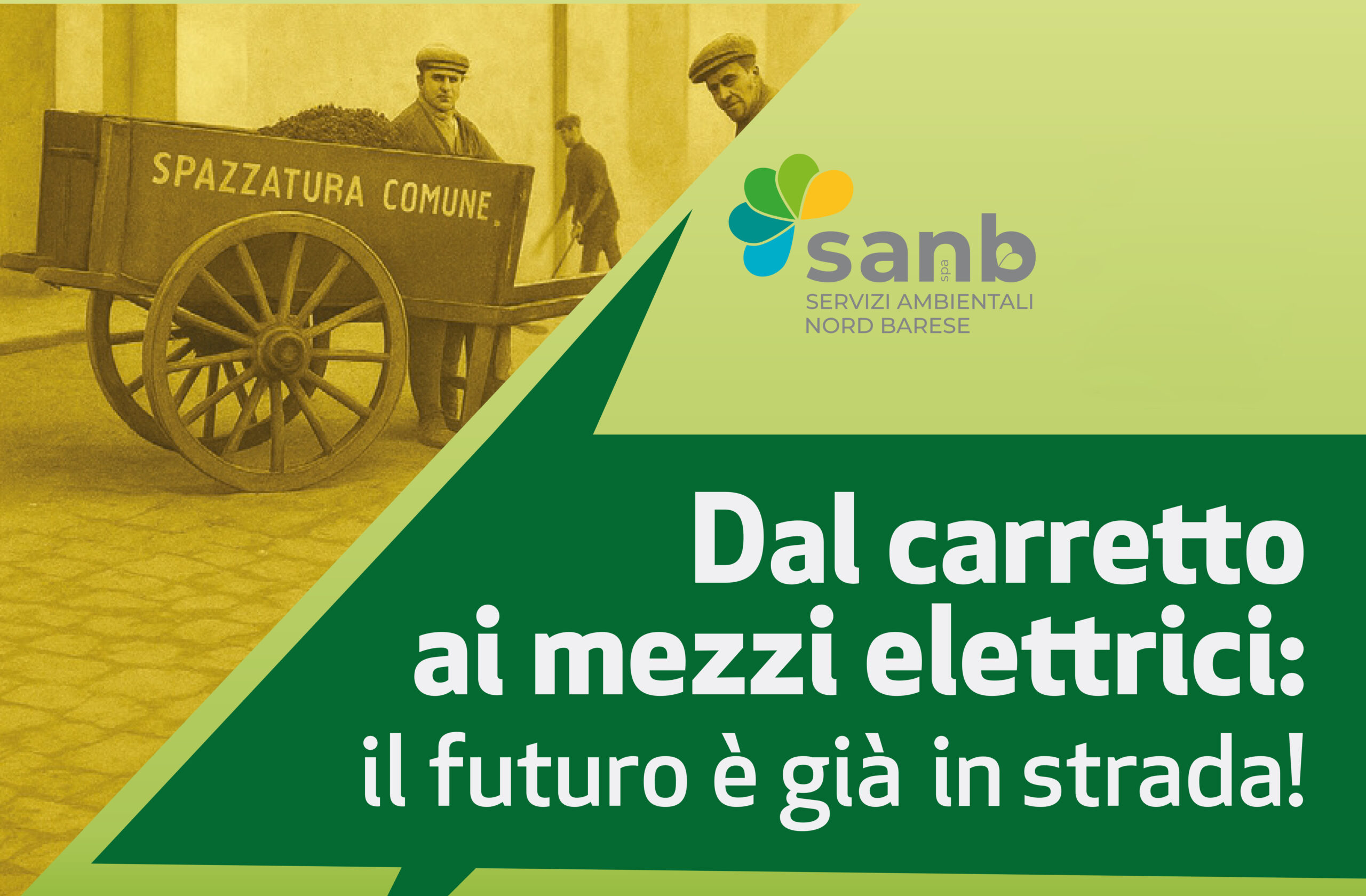 Dal carretto ai mezzi elettrici: il futuro è già in strada