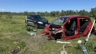 In contrada Monserino ritrovata una Hyundai cannibalizzata