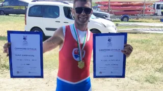 Mantova incorona il terlizzese Michele Guastamacchia: doppio titolo italiano nella paracanoa velocità