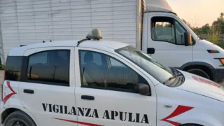 Guardie giurate intercettano un furgone rubato