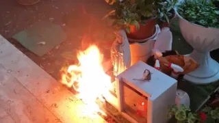 Principio d’incendio nel cimitero di Terlizzi, decisivo l’intervento di un operatore della SANB
